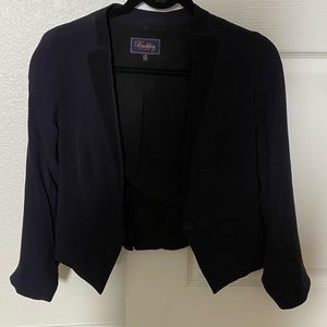 Madewell cropped blazer